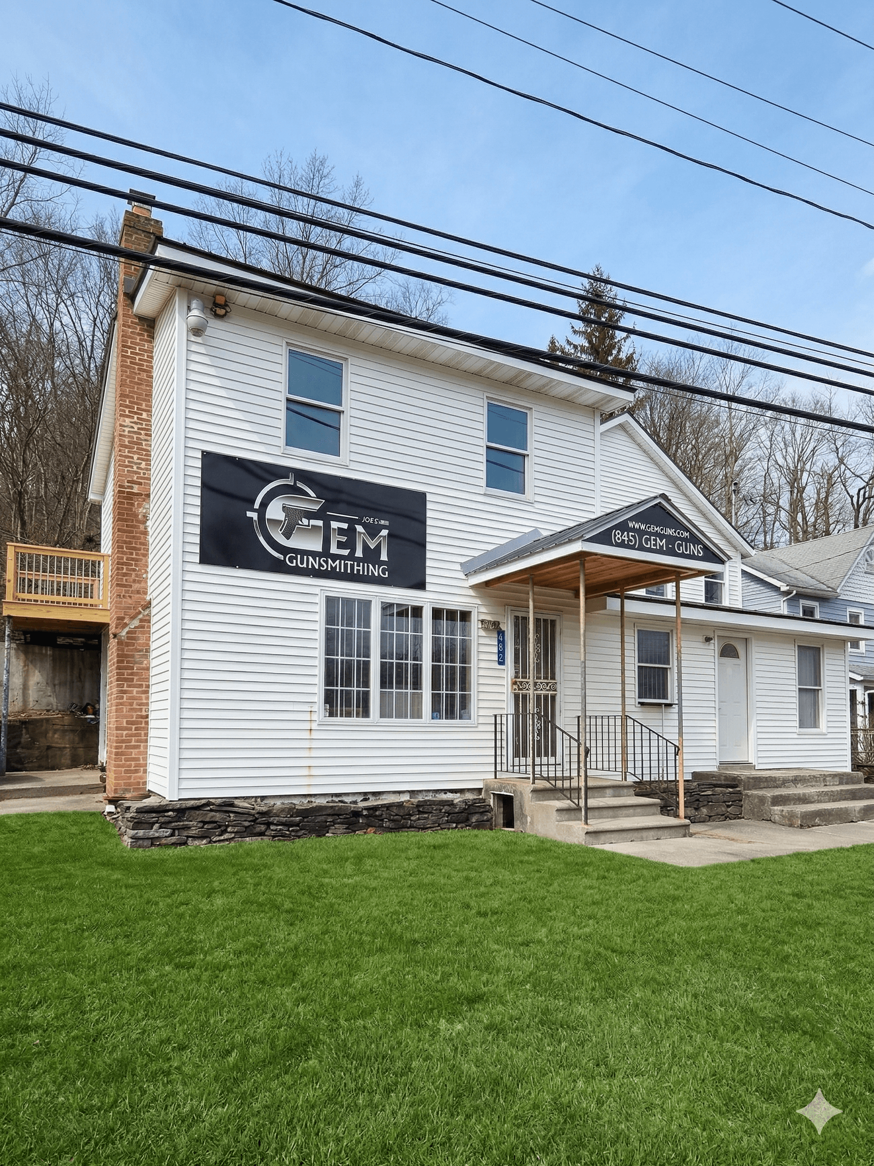 Exterior — shop building