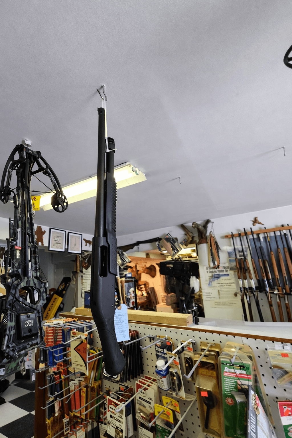 Inside the shop — interior